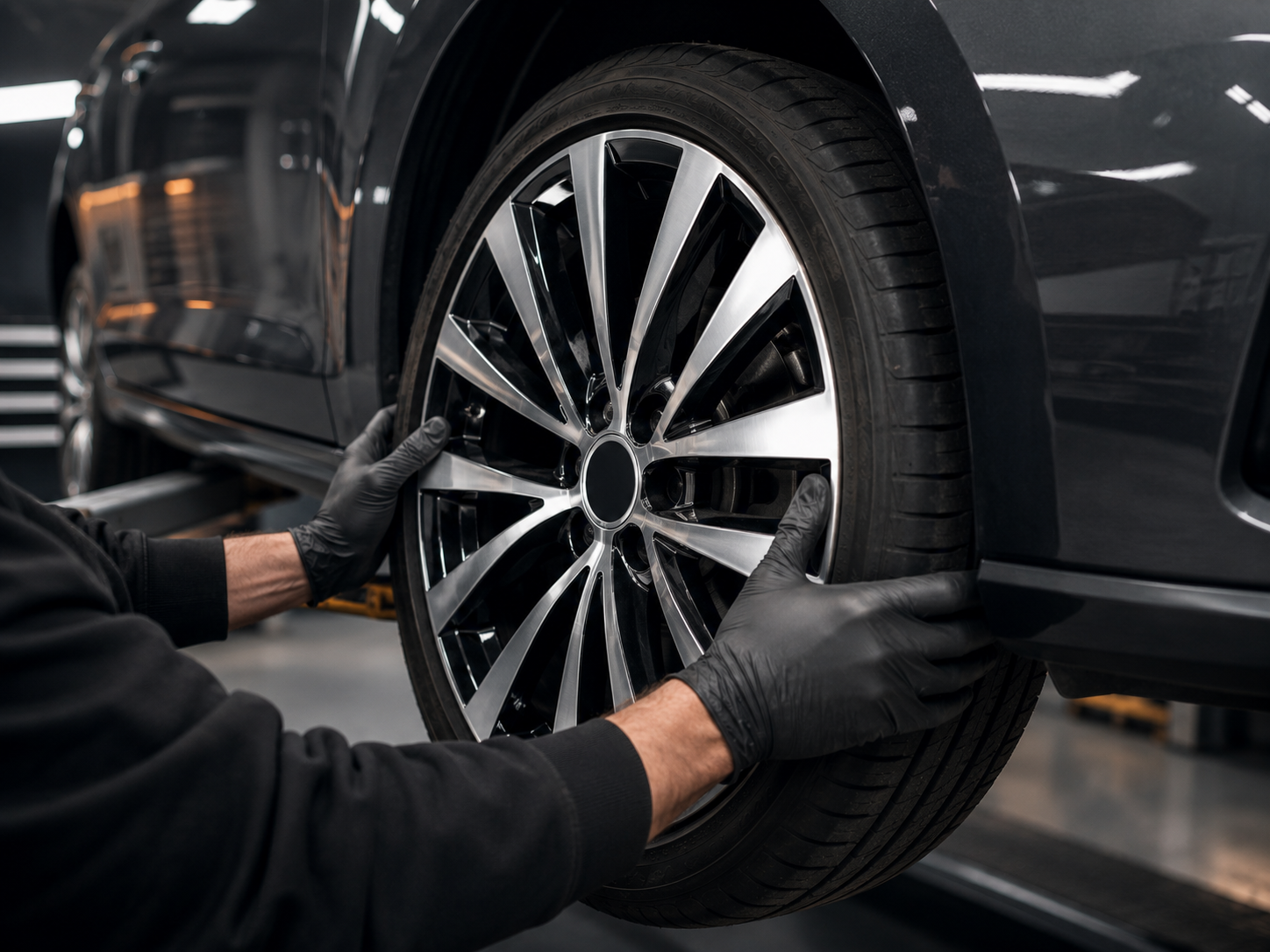 Refurbished alloy wheel